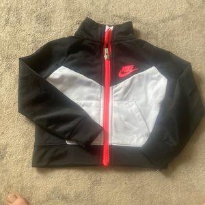 Clearance Nike black and white zip up jacket